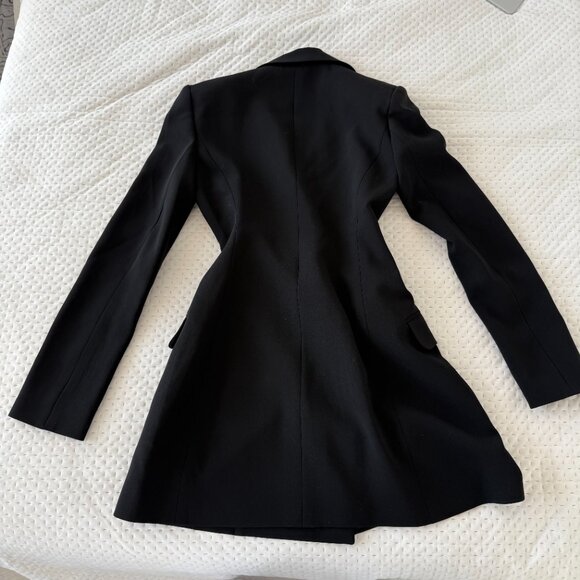 ARITZIA BABATON BLACK BLAZER MINI DRESS 00 - Picture 6 of 7